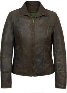 Women's Oversized Leather Jacket