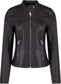 Women's Black Leather Biker Jacket